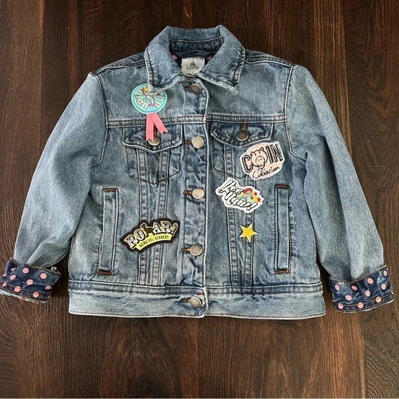 Disney Other - Disney Pixar Toy Story 4 Denim Jacket Girls Size 4